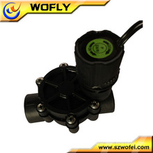 Plastic submersible solenoid valve